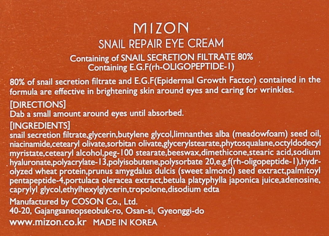 mizon eye repair cream