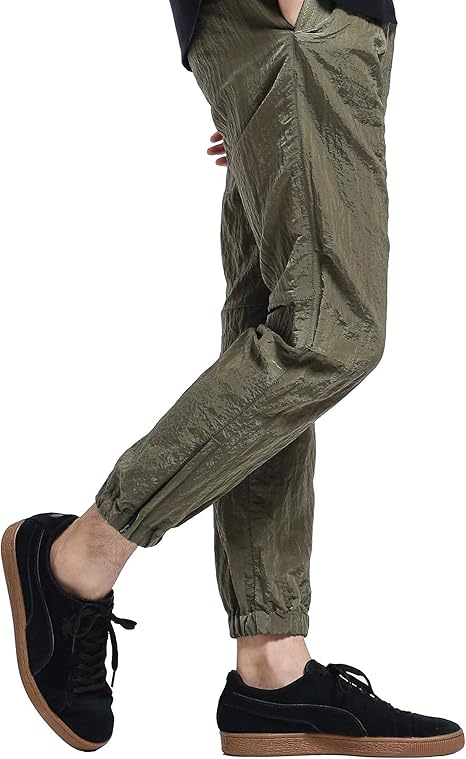 Amazon ナノユニバース ノーブルナイロン イージー パンツ メンズ ロングパンツ 通販