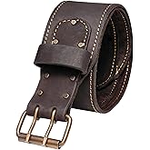 FESA Men's Leather Tool Belt - Handcrafted Top Grain Leather Tool Pouch Belt for Carpenters & Other Trade Professionals