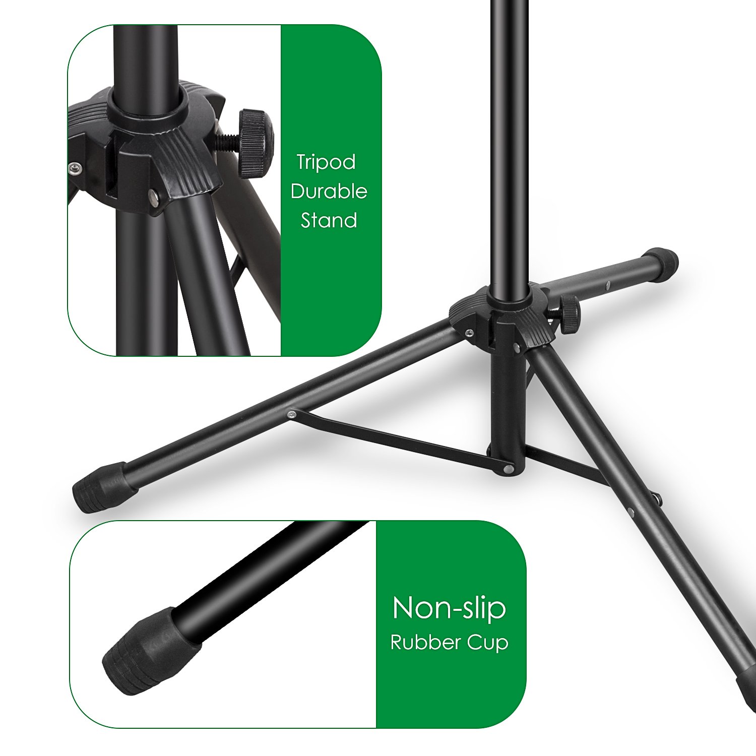 Mugig Music Stand,Sheet Music Stand Portable Adjustable Folding Music Holder for Instrument pad,books,Professional Collapsible Music Stand for Music Sheet(Black),Perfect for Instrumental Performance.