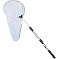 Coopay Insect and Butterfly Fishing Net with 12 Inches Ring, Handle Extends to 36 Inches