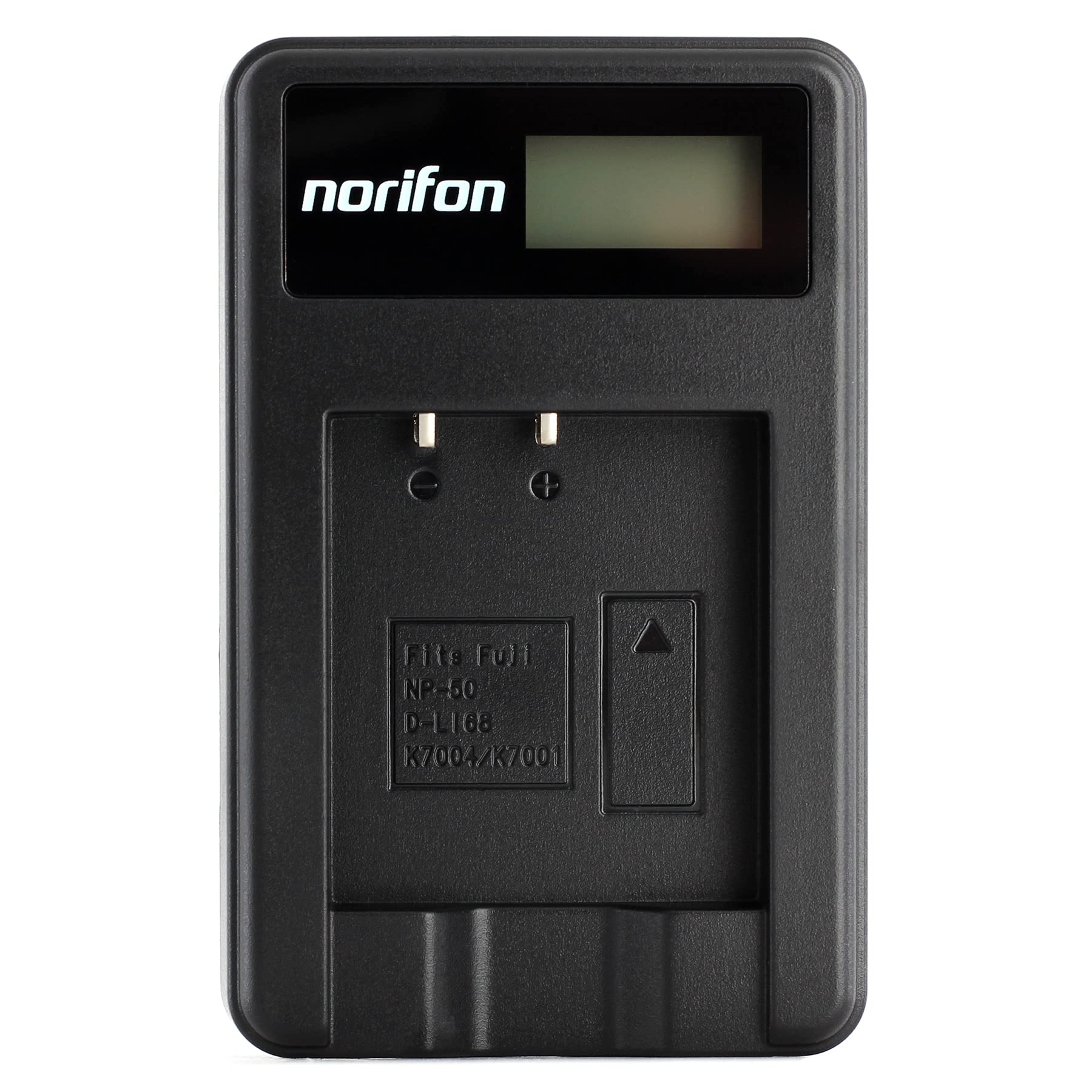 Norifon NP-50 LCD USB Charger for Fujifilm FinePix F200EXR, F300EXR, F500EXR, F550EXR, F660EXR, F750EXR, F770EXR, F80EXR, F850EXR, F900EXR, X10, X20, XP100, XP150, XP170 Camera and More