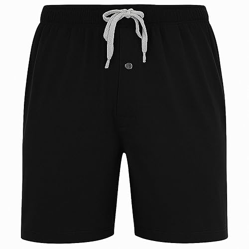 Hanes Men's 2-Pack Cotton Sleep Shorts – Lightweight Lounge