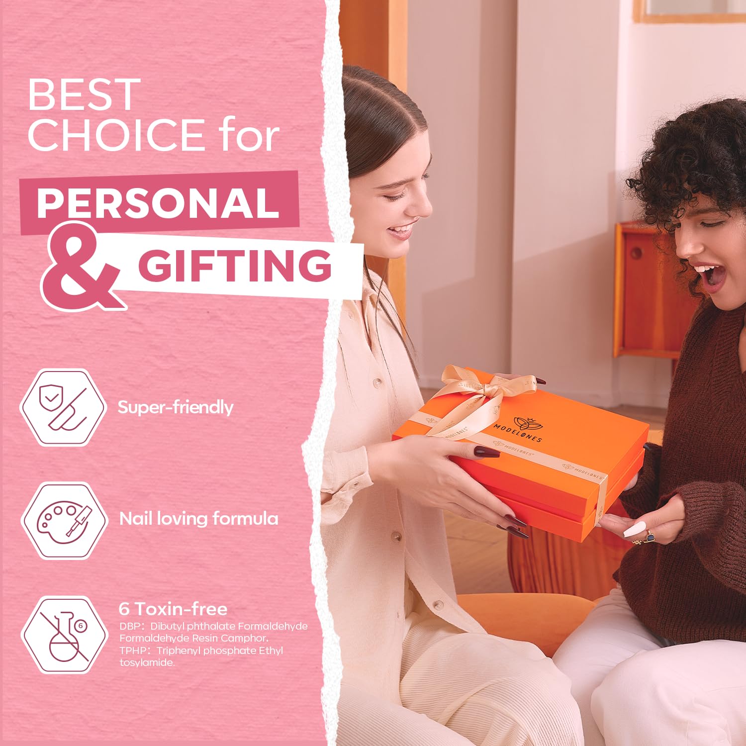 modelones Nail Polish Set 12 Colors Nude Pink Quick Dry Mini Nail Lacquer Kit, Neutral Shimmer White Glitter Finger Toe Nail Polish Bulk Manicure DIY Nail Art Salon Travel Home Gift for Women Girls - Image 7