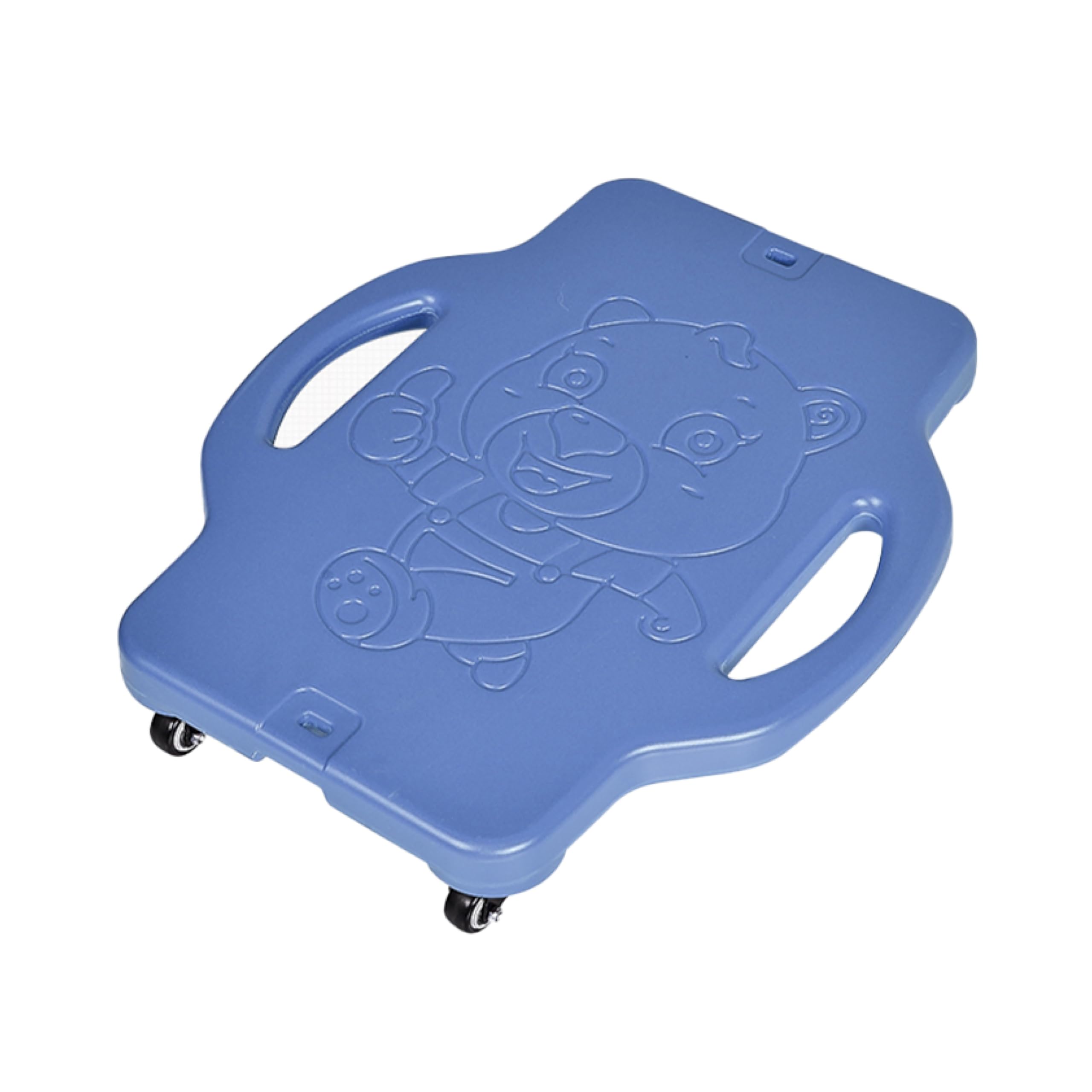 Sensory Scooter Board with Handles for Kids - for Autism, ADHD & SPD - Indoor Sensory Tool for Focus, Strength & Motor Skills - Two Sizes, Five Colours, Ages 3+ (Blue, Medium)