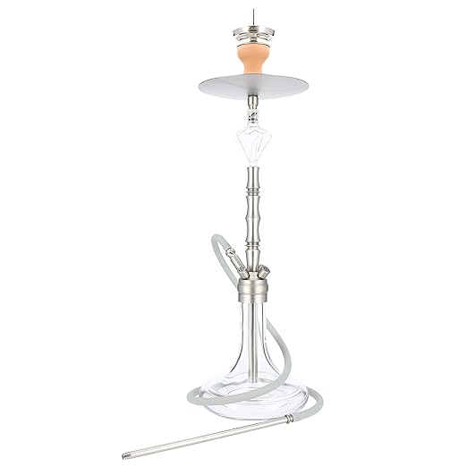 Smokezilla MINYA Shisha Aluminium 86cm Hookah | Wasserpfeife Komplettset mit Kaminkopf Kaminaufsatz Kopfsieb und Molassefänge