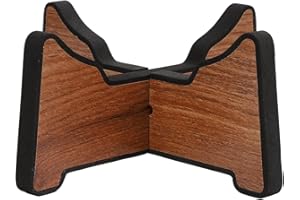 Diydeg Handpan Drum Holder, Detachable Ethereal Drum Stand Silicone Sound Insulation Layer Wood Drum Display Rack Handpan Tongue Drum Holder for Ethereal Drum, Tongue Drum (M