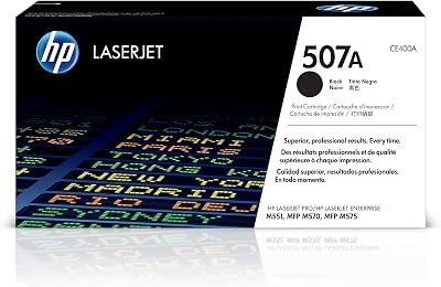 HP CE400A 507A Black Original LaserJet Toner Cartridge