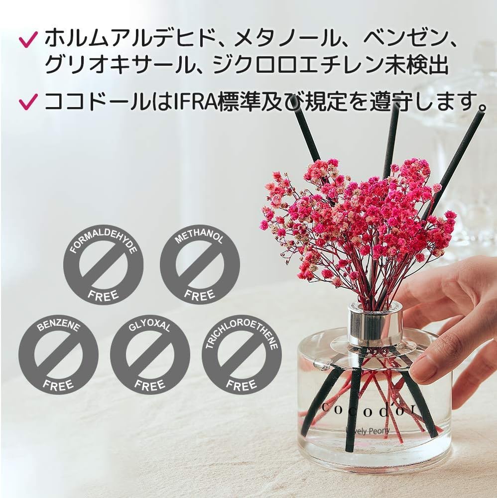 Cocod'or [COCODOR/Lovely Peony Reed diffuser oil 200ml with Rose - Image 3