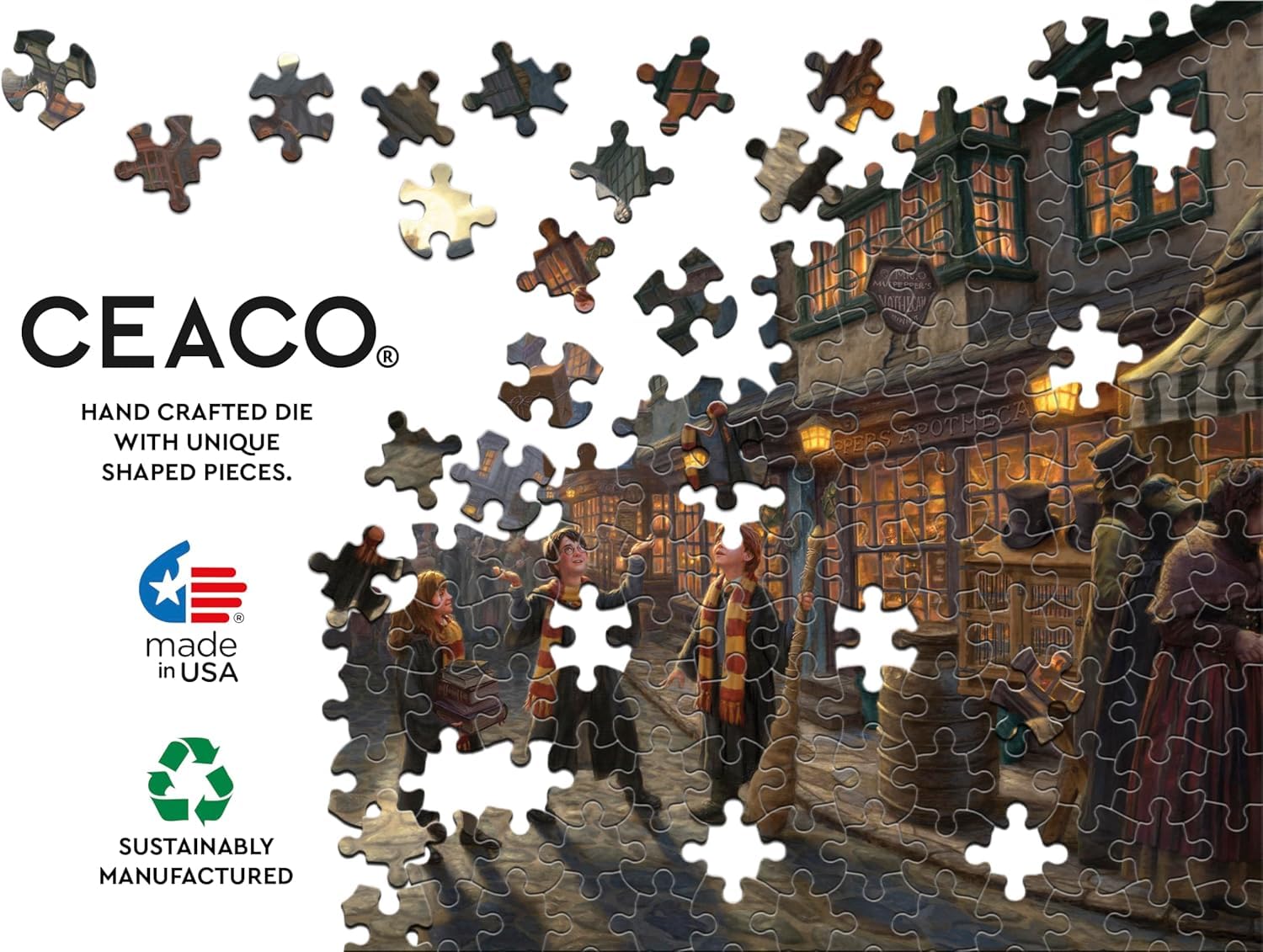 Ceaco - Thomas Kinkade - Harry Potter - Hogwart's Castle - 1500 Piece Jigsaw Puzzle