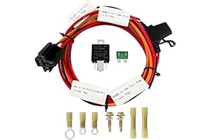 JY Performance Electric Fuel Pump Relay Kit for 12V System 40 AMP Waterproof Heavy Duty Long Wires