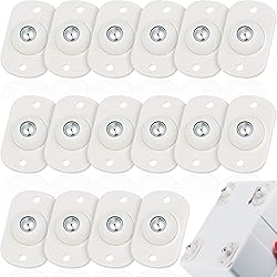 Honoson 16 Pcs Self Adhesive Caster Wheels