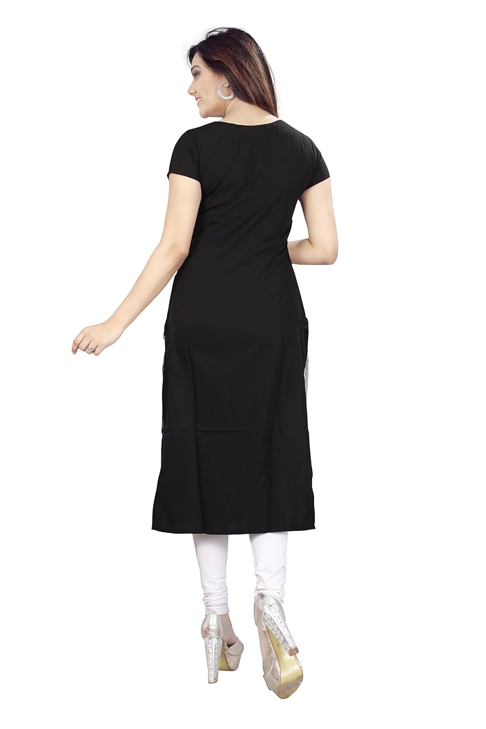 epsilon sales multi color crepe casual printed kurti