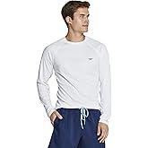 Speedo Men's UV Swim Shirt Easy Long Sleeve Regular Fit