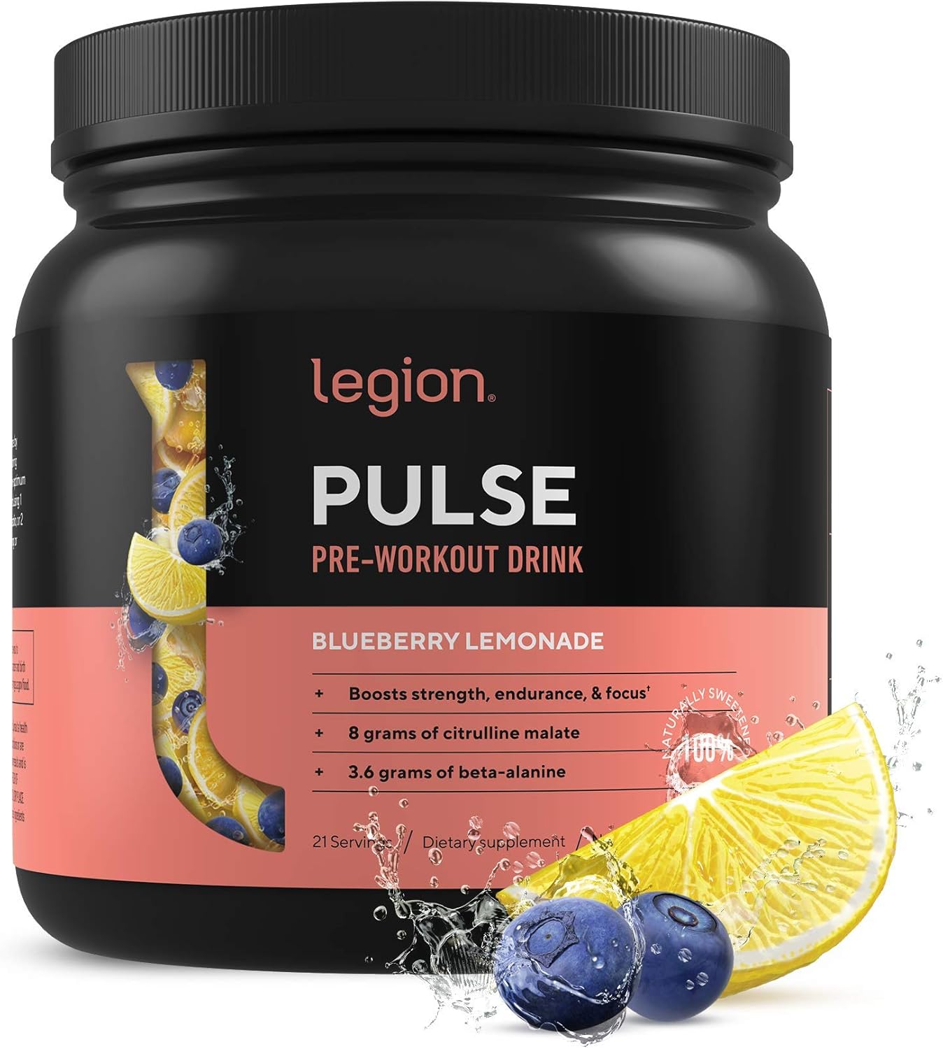 Legion Pulse, Best Natural Pre Workout Supplement for Women and Men – Powerful Nitric Oxide Pre Workout, Effective Pre Workout for Weight Loss. (Fruit Punch): Health & Personal Care