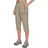 Little Donkey Andy Women's Quick Dry 3/4 Pants Capri Shorts Lightweight Hiking Travel Casual