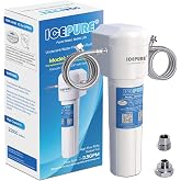 ICEPURE Under Sink Water Filter System, 3 Years or 22000 Gallons Ultra High Life NSF/ANSI 42 Certified, Removes Heavy Metals,Chlorine,Direct Connect Under Counter Drinking Water System, USA Tech