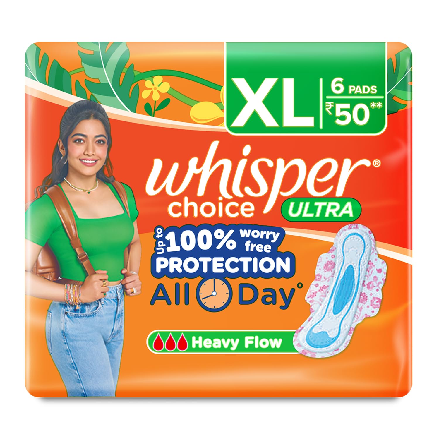 Whisper Ultra Choice Wings (6 Pads X 2 Pack) = 12pads