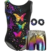 MOLLDAN Girls Gymnastics Leotard Athletic Biketard Unitard Tumbling Activewear Outfits for kids