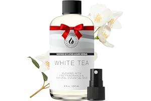 Aroma Country White Tea Diffuser Oil - Luxury Essential Oils for Diffuser Refill & Air Freshener Room Spray, Long-Lasting, Natural Home Fragrance and Hotel Scent for Diffusers & Machines (8.5 Fl Oz)