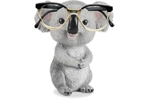 SUEHOZA Cute Animal Koala Eyeglasses Holder,Fun Glasses Holder Display Stands,Spectacle Holder, Glasses Accessories for Home Office Decor