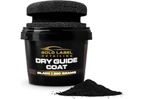Gold Label Detailing Dry Black Guide Coat, 7 Ounces (200 Grams) Excellent for Finding Defects in Automotive Paint, Great for Autobody, Highlights Scratches, Finds pinholes and Low Spots