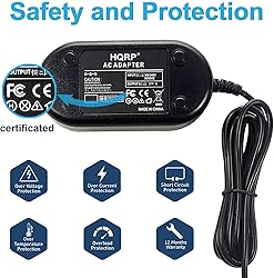 HQRP AC Adapter/Charger Compatible with JVC AP-V14