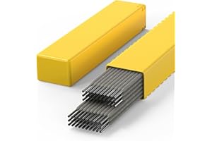 Faiuot E6013 Welding Rods 1/8'': 14'' Low-Carbon Steel Welding Electrodes for Light Metal Fabrication and Home Repairs with Easy Arc Start and Minimal Spatter, AC/DC Compatible