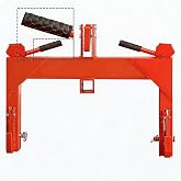 3000lbs Capacity 3-Point Quick Hitch Adapter for Category 1 &amp; 2 Tractors - Dual Receivers