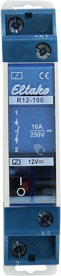 Eltako Switch Relay R12 100 12 V Dc Amazon De Baumarkt