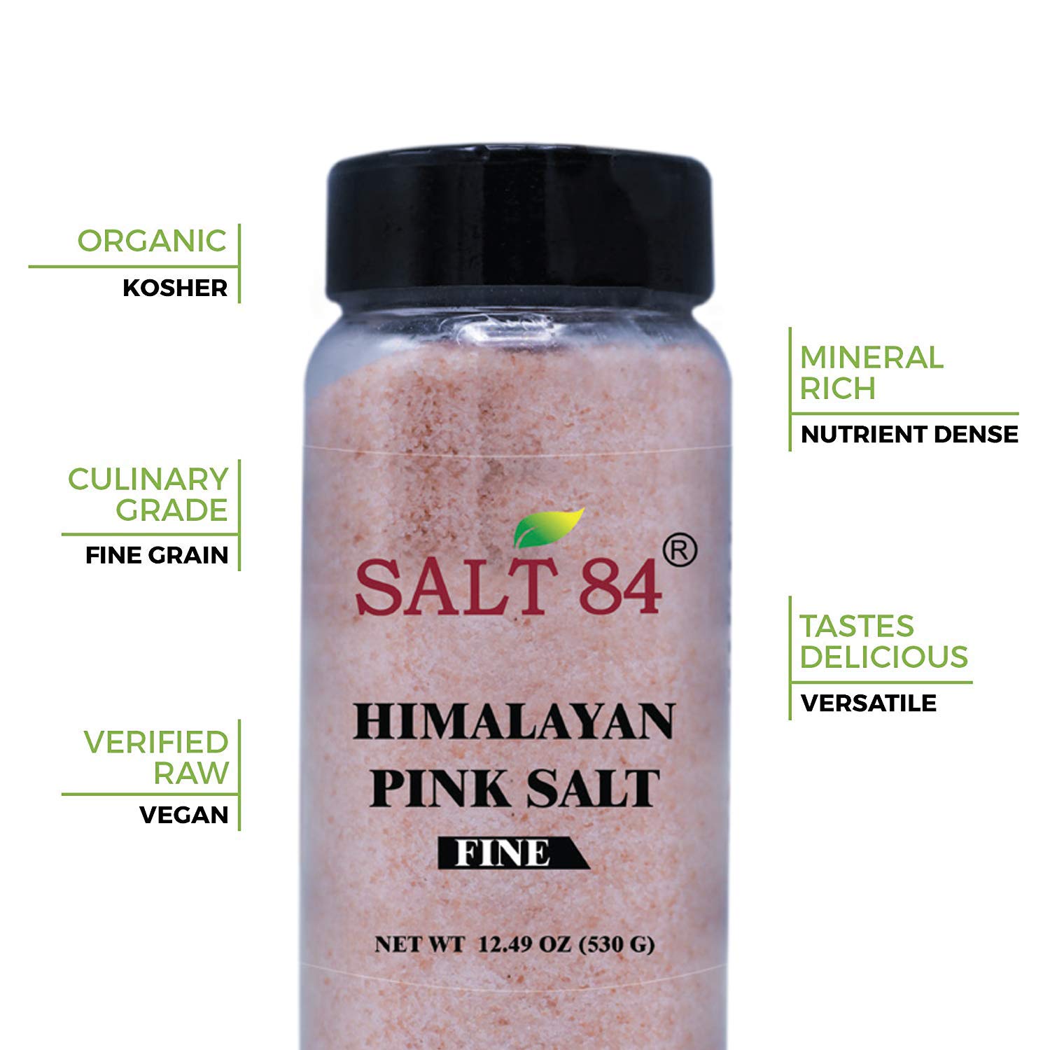 Himalayan Chef Pure Pink Himalayan Salt - Fine Salt, Natural Salt, 12.49 Oz : Grocery & Gourmet Food
