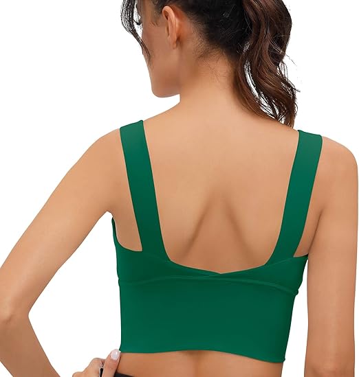 high support crop top