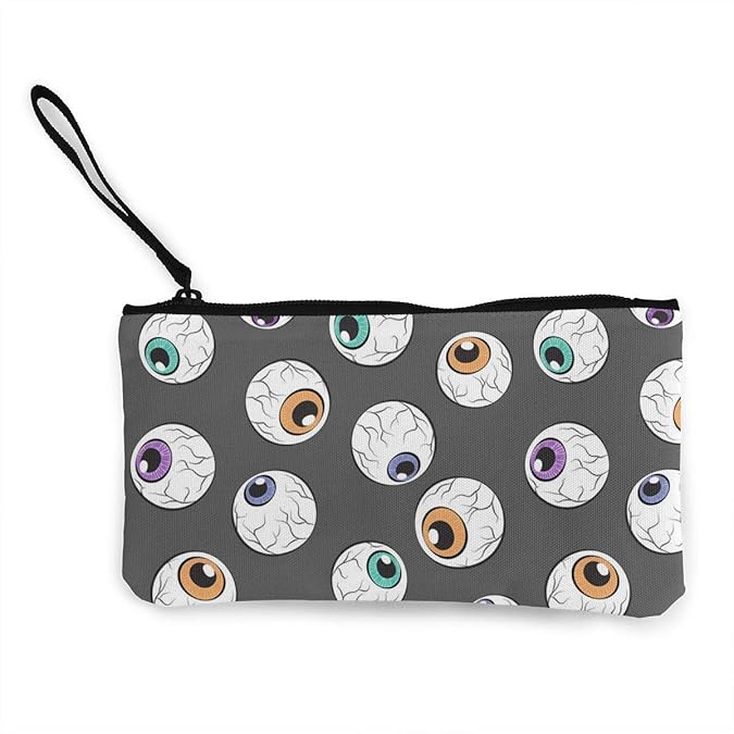Women and Girls Funny Eyeballs Cute Fashion Coin Purse Wallet Bag Change Pouch Key Holder
