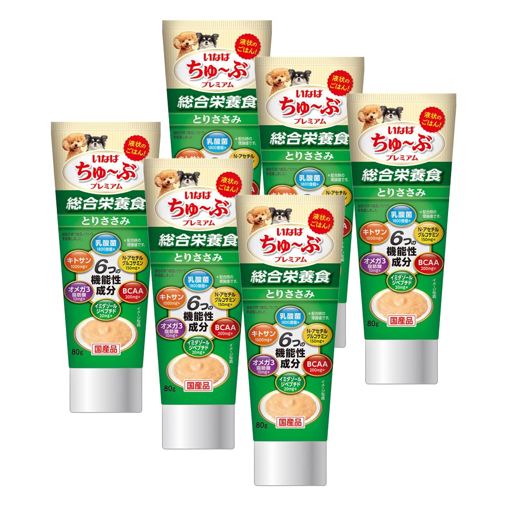 いなば ちゅ~ぶプレミアムとりささみ 6個セットの商品画像