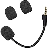 CLANMOU Replacement Gaming Microphone for Steelseries Arctis 1/Nova 3X / 3P Headphones - Detachable Noise-Cancelling Gaming Mic for PS5, PS4, Xbox One, PC, Mac &amp; All 3.5mm Jack Headsets