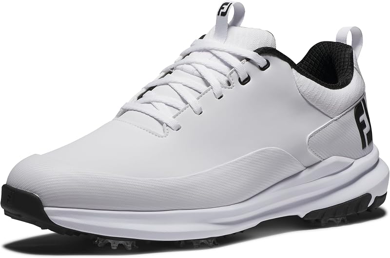 FootJoy Tour Rival Golf Shoe Men White/White/Black 13 UK