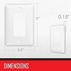 TayMac WMW-R Metal Maxi Decorator Electrical Outlet