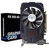 ZER-LON Radeon RX 550 4GB Graphics Card, GDDR5 128 Bit PCIE 3.0 Computer Gaming Gpu, 1183MHz Video Card with HDMI/DP/DVI Port