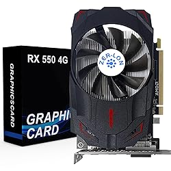 ZER-LON Radeon RX 550 4GB Graphics Card, GDDR5 128
