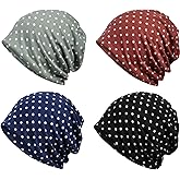 Glamorstar Floral Lace Beanie Hat Chemo Cap Stretch Slouchy Turban Headwear