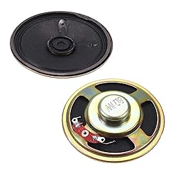 Fielect DIY Speaker 1W 8 Ohm 57mm Diameter Round