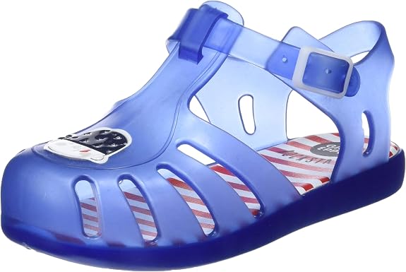 Sandalias Cangrejeras Azules Con Detalles Amarillos Chicco | Querol