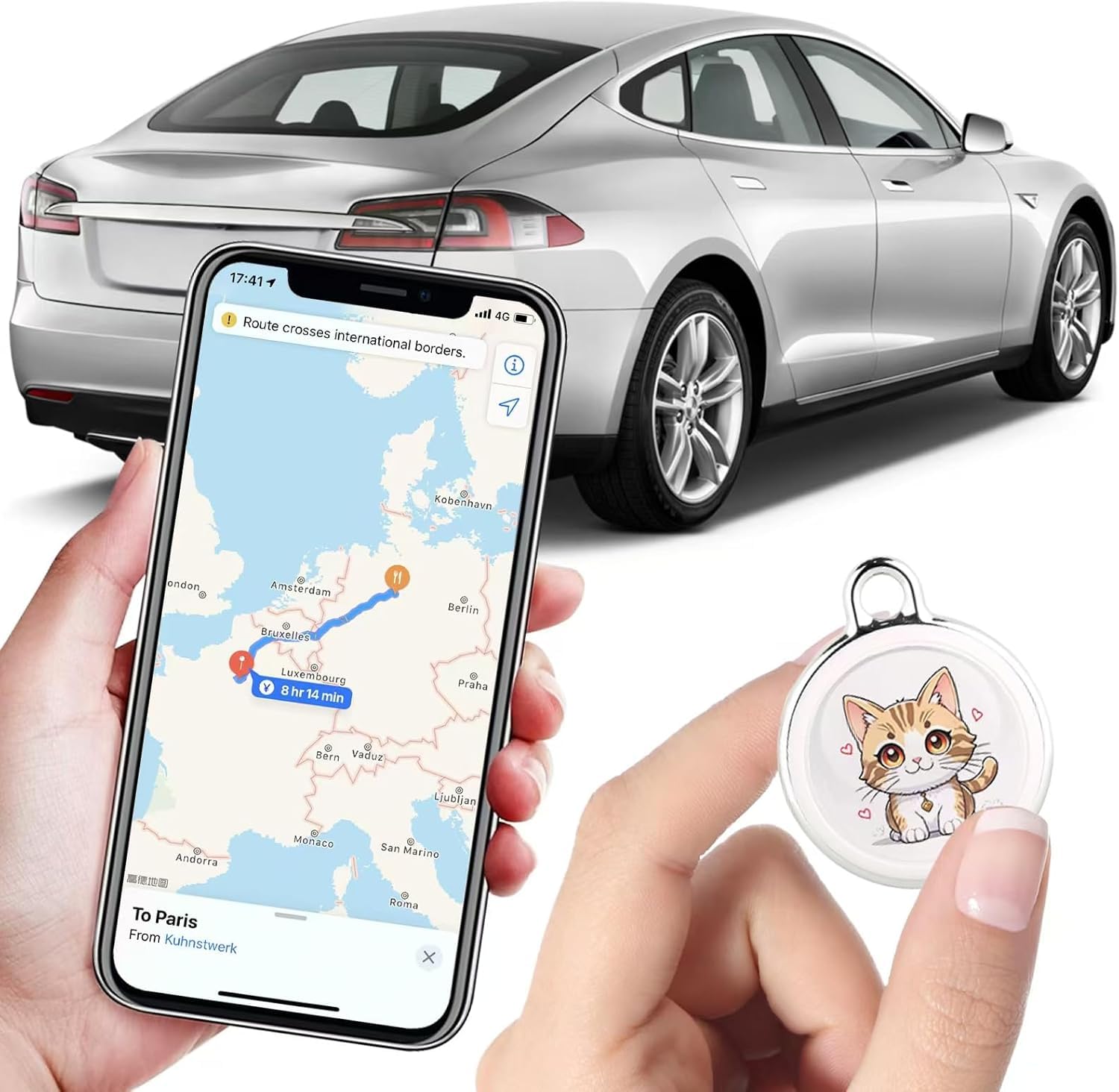 Photo 1 of 2025 New GPS Tracker for Vehicles – Real-Time Global Coverage Tracking Device for Cars, Kids, and Pets | Long Battery Life, No Monthly Fees & No SIM Card Required?Cat Style?
