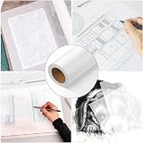 WSICSE Tracing Paper Roll 43cm x 23m for Sewing & Design White Translucent view 6