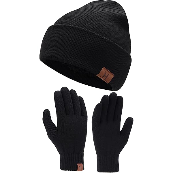 Women's Winter Beanie Hat Scarf Gloves Set – Touchscreen Gloves, Ear Muffs & Socks 2 thumbnail image