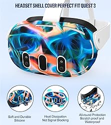 Silicone Cover Set Compatible with Meta/Oculus