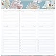 Designer Schedule Pad - Flora. 52 Perforated Sheets. 10" x 10". Weekly Schedule Organizer Planner Pad with To-Do Lists and Notes Sections by Erin Condren.
