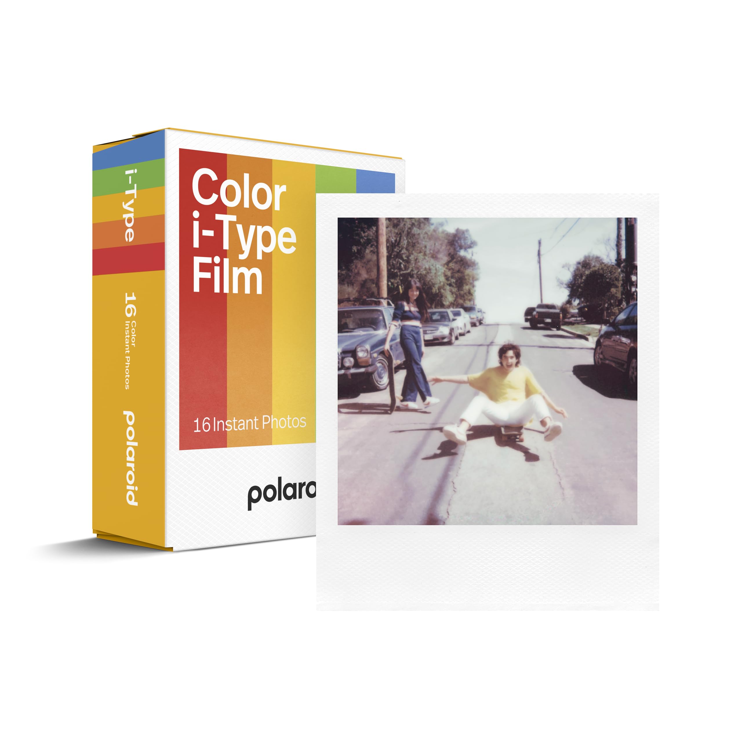 Película de color Polaroid para paquete doble I-Type, 16 fotos instantáneas en color (6009)