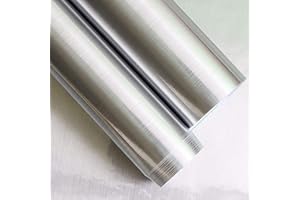 Timeet Silver Metallic Silver Wallpaper 17.7"x 118", Self Adhesive Peel and Stick, Waterproof Contact Paper, DIY Decor Shelf Liner Covering Film