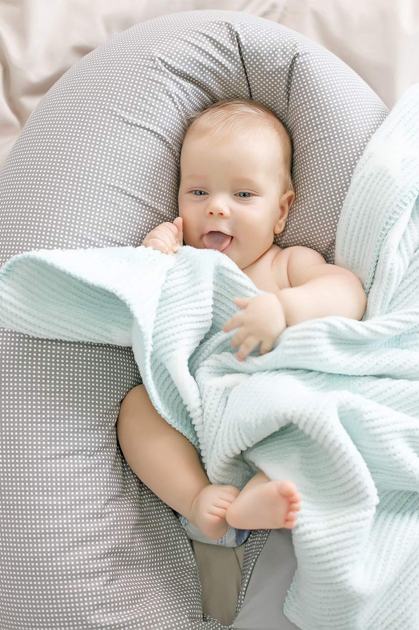 sei Design Babydecke - Kuscheldecke für Babybett & Kinderwagen, 90x120